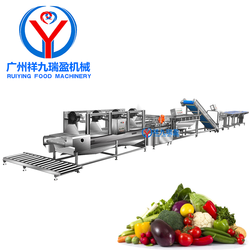 净菜生产线 蔬菜加工生产线设备介绍